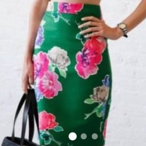 Kate Spade Floral Pencil Skirt